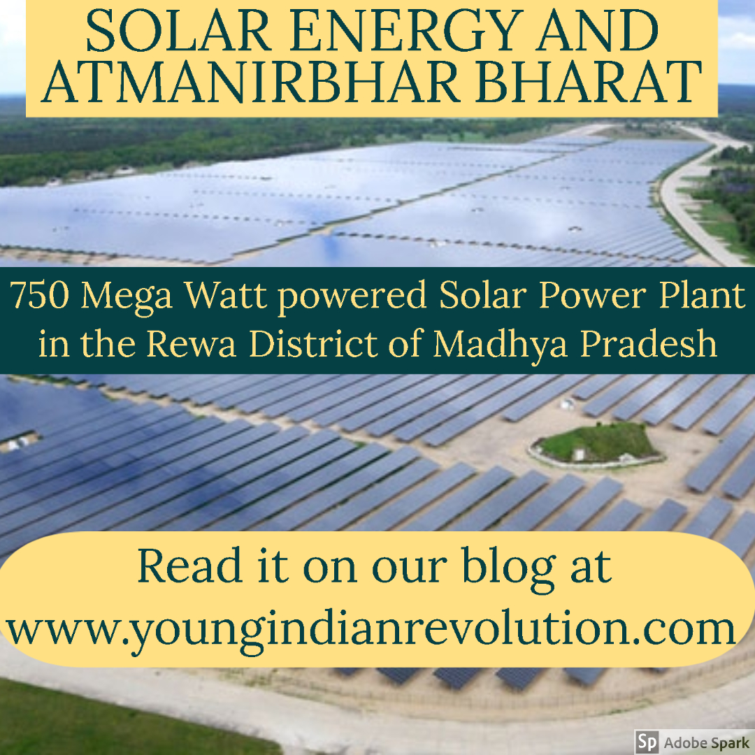 SOLAR ENERGY AND ATMANIRBHAR BHARAT